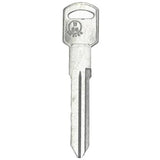 GM - P1106 / B86 GM Double Sided 10 Cut Metal Key Blank