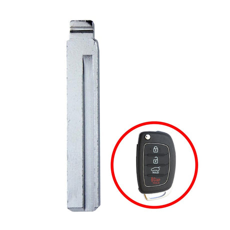 Hyundai Santa Fe Remote Flip Key Blade HY18R 81996-2W000 - Aftermarket