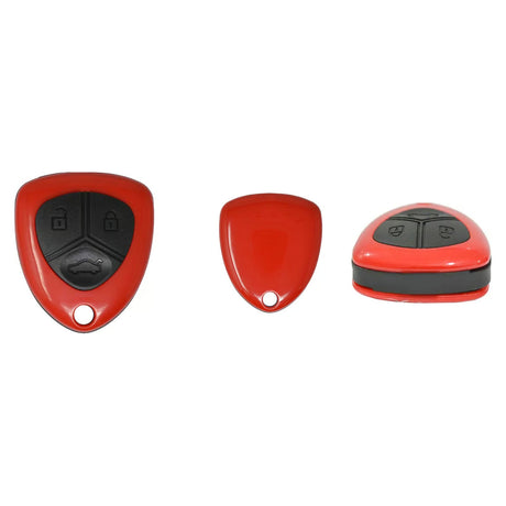 Keydiy B17 Ferrari-style remote, front, back and side