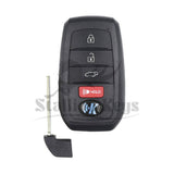 Keydiy - TB01-04 Toyota Lexus Universal Smart Remote Key 3+1 Buttons With 8A Transponder