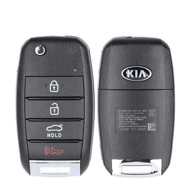 2016-2020 Kia Optima / 4-Button Flip Key / PN: 95430-D4010 / SY5JFRGE04 / OEM