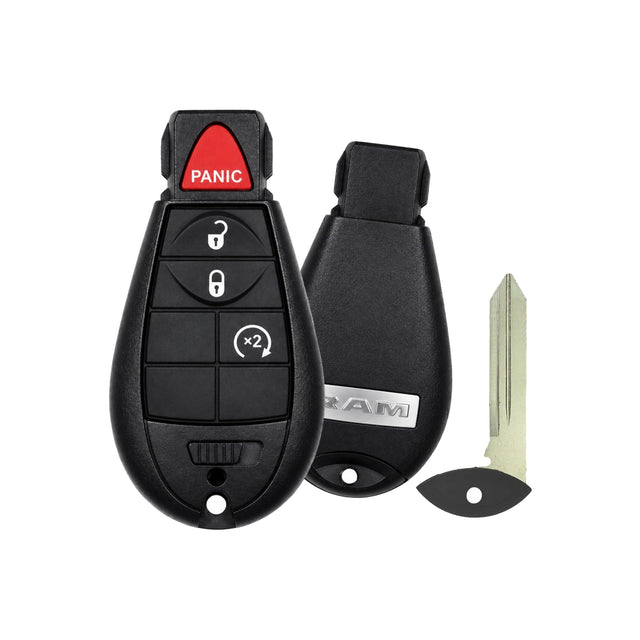 2013-2024 Ram 1500 2500 3500 4-Button Fobik Key GQ4-53T 56046955AG