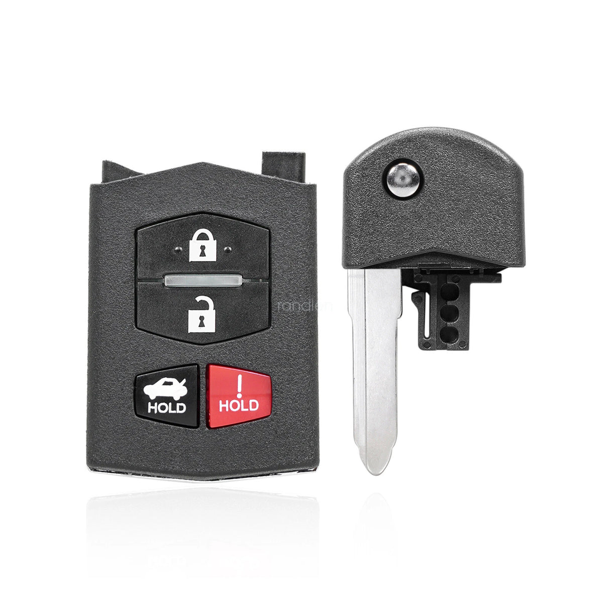 2005-2014 Mazda / Flip Remote Key Head and SHELL / PN: G2YA-76-2GBX (NON-TRANSPONDER) AFTERMARKET