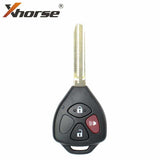 Xhorse - Toyota Style / 3-Button Universal Remote Head Key for VVDI Key Tools / XKTO04EN