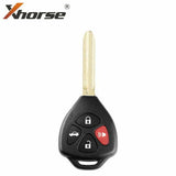 Xhorse - XKTO22EN / VVDI Key Tool VVDI2 Wire Remote Key 3+1 Button Toyota Style 2nd Gen